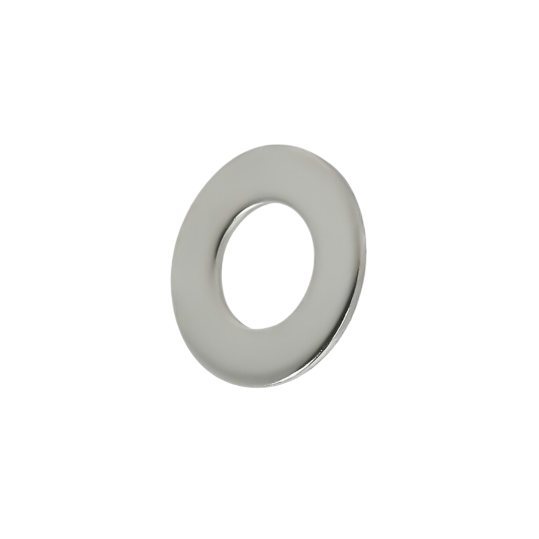 Arruela Lisa Métrica DIN 125 - Zincado Branco