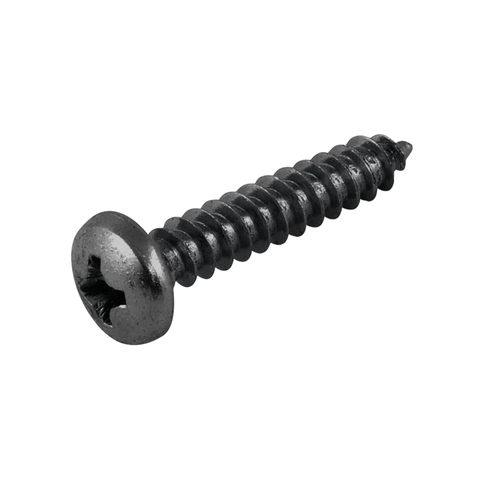 Parafuso Auto Atarraxante 5,5mm Cabeça Panela Phillips - Zincado Preto