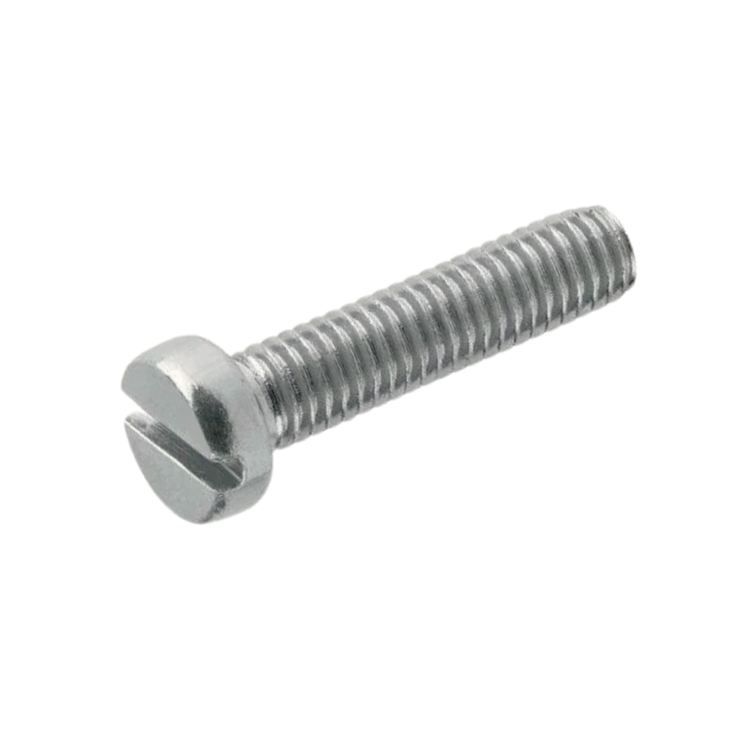 Parafuso Rosca Máquina M3 Cabeça Cilíndrica Fenda - Inox 304