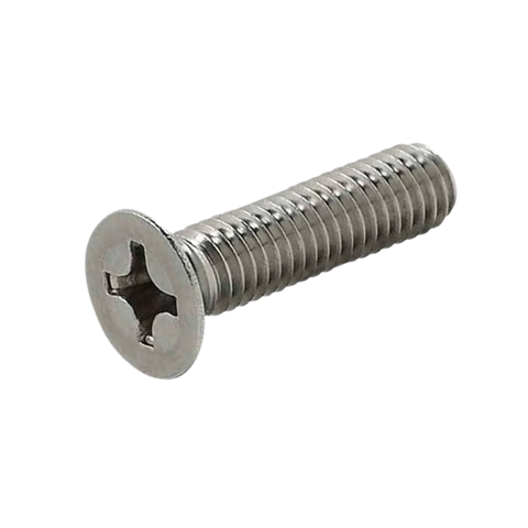 Parafuso Rosca Máquina M4 Cabeça Chata Phillips - Inox 304