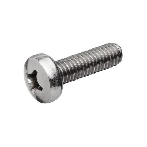 Parafuso Rosca Máquina M5 Cabeça Panela Phillips - Inox 304